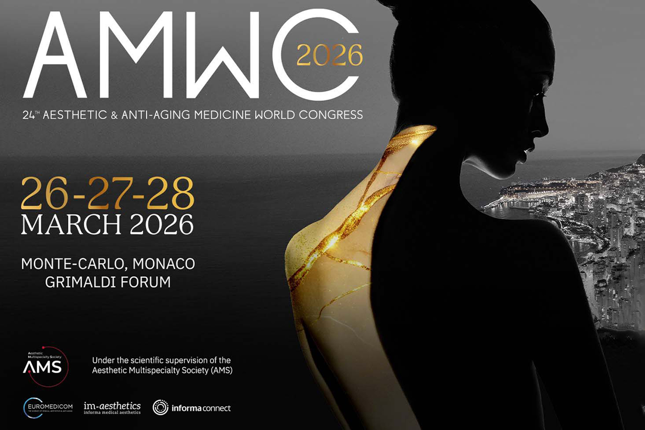 Dr Bilal Malik attending AMWC Monaco representing DermapenWorld and presenting advanced aesthetic treatments